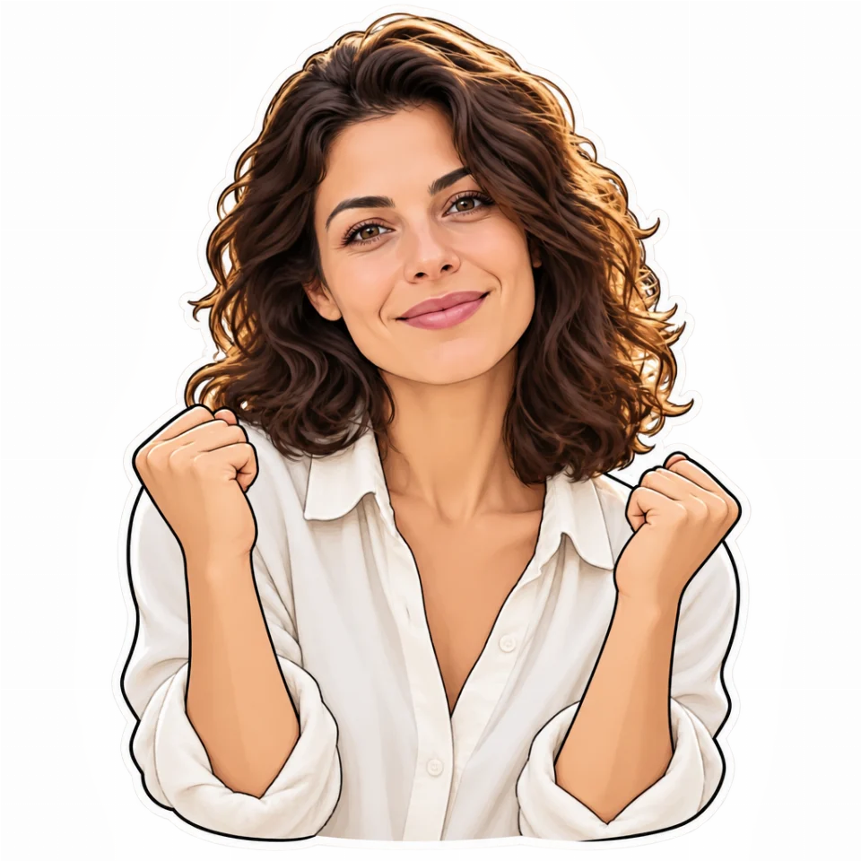 Create a sticker avatar with a transparent background